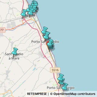Mappa Via Asiago, 63821 Porto Sant'Elpidio FM, Italia (5.396)