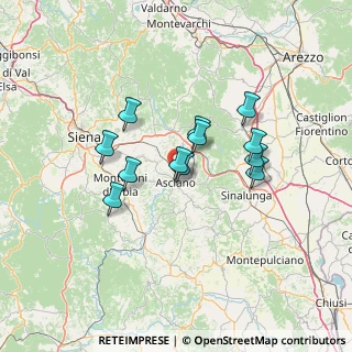 Mappa Strada Vicinale del Piano, 53041 Asciano SI, Italia (11.065)