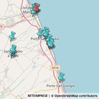 Mappa Via Savona, 63821 Porto Sant'Elpidio FM, Italia (4.406)