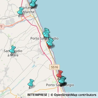 Mappa Via Savona, 63821 Porto Sant'Elpidio FM, Italia (5.866)