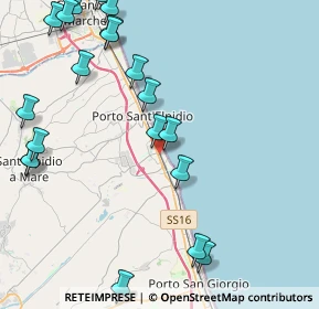 Mappa Via Savona, 63821 Porto Sant'Elpidio FM, Italia (5.6005)