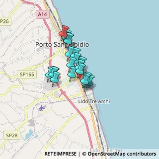 Mappa Via Savona, 63821 Porto Sant'Elpidio FM, Italia (1.117)