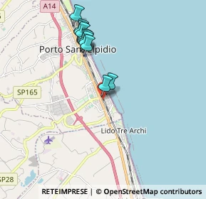 Mappa Via Savona, 63821 Porto Sant'Elpidio FM, Italia (1.86273)