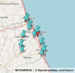 Mappa Via Savona, 63821 Porto Sant'Elpidio FM, Italia (6.27)