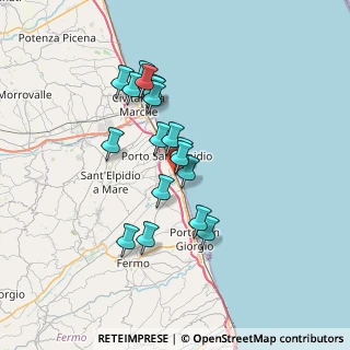 Mappa Via Savona, 63821 Porto Sant'Elpidio FM, Italia (6.03056)