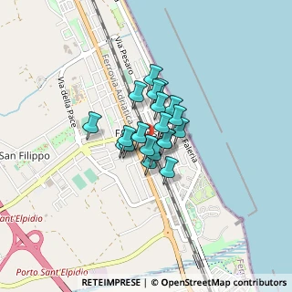 Mappa Via Savona, 63821 Porto Sant'Elpidio FM, Italia (0.2275)