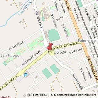Mappa Via XX Settembre, 113, 63821 Porto Sant'Elpidio, Fermo (Marche)
