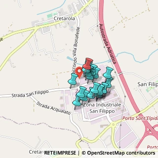 Mappa Via del Consorzio C.A.R., 63821 Porto Sant'Elpidio FM, Italia (0.2835)