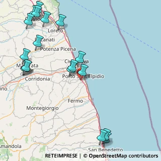 Mappa Via del Consorzio C.A.R., 63821 Porto Sant'Elpidio FM, Italia (23.37333)