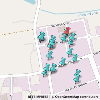 Mappa Via del Consorzio C.A.R., 63821 Porto Sant'Elpidio FM, Italia (0.1)
