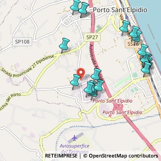 Mappa Via del Consorzio C.A.R., 63821 Porto Sant'Elpidio FM, Italia (1.3315)