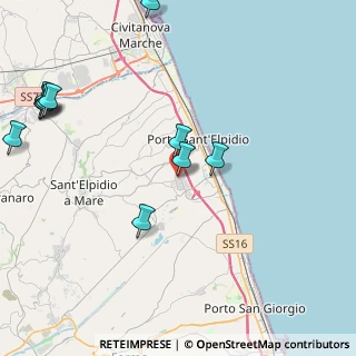 Mappa Via Dell`Agricoltura, 63821 Porto Sant'Elpidio FM, Italia (5.47091)