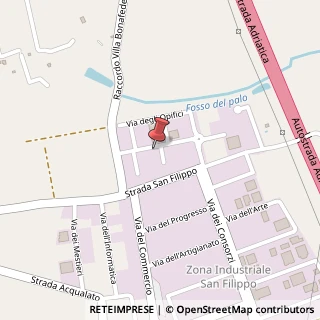Mappa Via dei Consorzi Artigiani, 8, 63821 Fermo, Fermo (Marche)