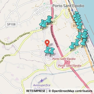Mappa Via Dell`Agricoltura, 63821 Porto Sant'Elpidio FM, Italia (1.379)
