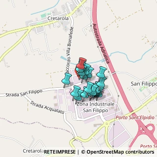 Mappa Via Dell`Agricoltura, 63821 Porto Sant'Elpidio FM, Italia (0.2405)