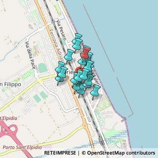 Mappa Via Torino, 63821 Porto Sant'Elpidio FM, Italia (0.2255)