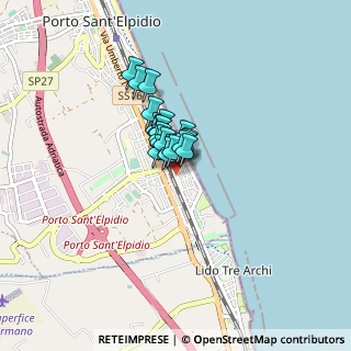 Mappa Via Torino, 63821 Porto Sant'Elpidio FM, Italia (0.4165)