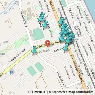 Mappa Via II Giugno, 63821 Porto Sant'Elpidio FM, Italia (0.2375)