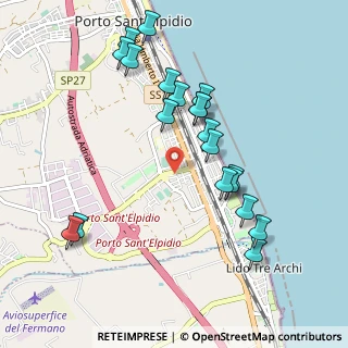 Mappa Via II Giugno, 63821 Porto Sant'Elpidio FM, Italia (1.0455)