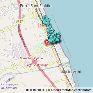Mappa Via II Giugno, 63821 Porto Sant'Elpidio FM, Italia (0.4585)