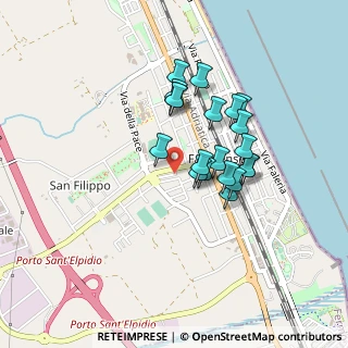 Mappa Via II Giugno, 63821 Porto Sant'Elpidio FM, Italia (0.359)
