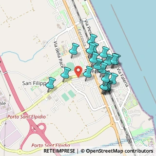 Mappa Via II Giugno, 63821 Porto Sant'Elpidio FM, Italia (0.3725)