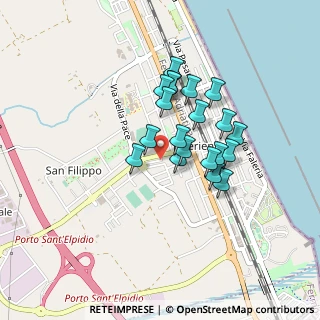 Mappa Via II Giugno, 63821 Porto Sant'Elpidio FM, Italia (0.3445)