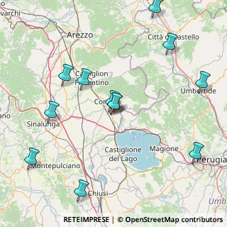 Mappa Il Castagno, 52044 Cortona AR, Italia (19.2475)