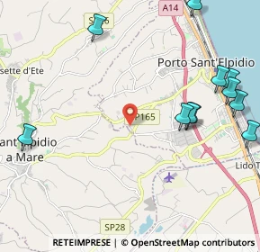 Mappa Raccordo Pinturetta, 63821 Porto Sant'Elpidio FM, Italia (2.81273)