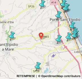 Mappa Raccordo Pinturetta, 63821 Porto Sant'Elpidio FM, Italia (3.05286)