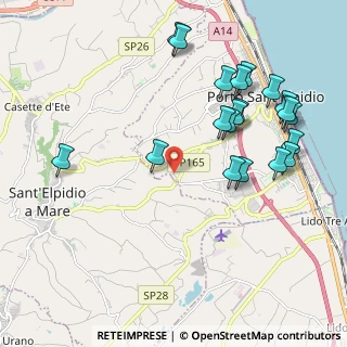 Mappa Raccordo Pinturetta, 63821 Porto Sant'Elpidio FM, Italia (2.333)