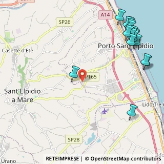 Mappa Raccordo Pinturetta, 63821 Porto Sant'Elpidio FM, Italia (3.22941)