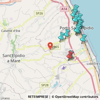 Mappa Raccordo Pinturetta, 63821 Porto Sant'Elpidio FM, Italia (2.67)