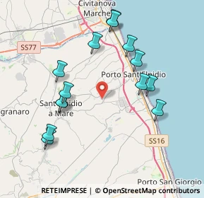 Mappa Raccordo Pinturetta, 63821 Porto Sant'Elpidio FM, Italia (4.15214)