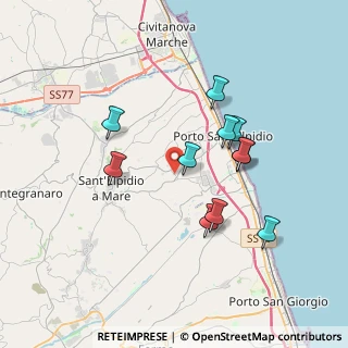 Mappa Raccordo Pinturetta, 63821 Porto Sant'Elpidio FM, Italia (3.37364)