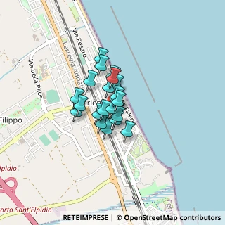 Mappa Via Venezia, 63821 Porto Sant'Elpidio FM, Italia (0.239)