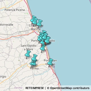 Mappa Via Venezia, 63821 Porto Sant'Elpidio FM, Italia (5.12667)