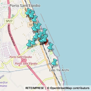 Mappa Via Venezia, 63821 Porto Sant'Elpidio FM, Italia (0.6985)