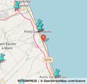Mappa Via Venezia, 63821 Porto Sant'Elpidio FM, Italia (7.02273)