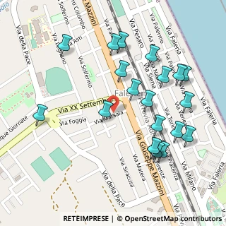 Mappa Via Marsala, 63821 Porto Sant'Elpidio FM, Italia (0.281)