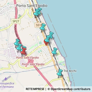 Mappa Via Marsala, 63821 Porto Sant'Elpidio FM, Italia (1.06273)