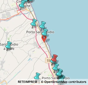 Mappa Via Marsala, 63821 Porto Sant'Elpidio FM, Italia (6.46)