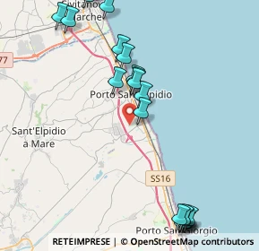 Mappa 63821 Fermo FM, Italia (5.2895)