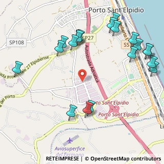 Mappa Piazzale della Meccanica, 63821 Porto Sant'Elpidio FM, Italia (1.367)