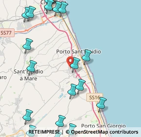 Mappa Piazzale della Meccanica, 63821 Porto Sant'Elpidio FM, Italia (6.1575)