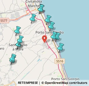 Mappa Piazzale della Meccanica, 63821 Porto Sant'Elpidio FM, Italia (4.38929)