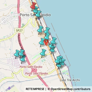 Mappa Via Alcide de Gasperi, 63821 Porto Sant'Elpidio FM, Italia (0.999)
