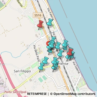 Mappa Via Alcide de Gasperi, 63821 Porto Sant'Elpidio FM, Italia (0.36)