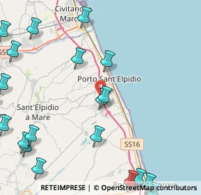 Mappa E55, 63821 Porto Sant'Elpidio FM, Italia (6.5645)