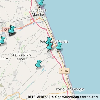 Mappa E55, 63821 Porto Sant'Elpidio FM, Italia (5.57364)